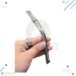 Bombillon de Alpaca, Con Guarda Estribo plano (17cm) - Imagen 3