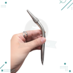 Bombillon de Alpaca, Con Guarda Estribo plano (17cm) - Imagen 2