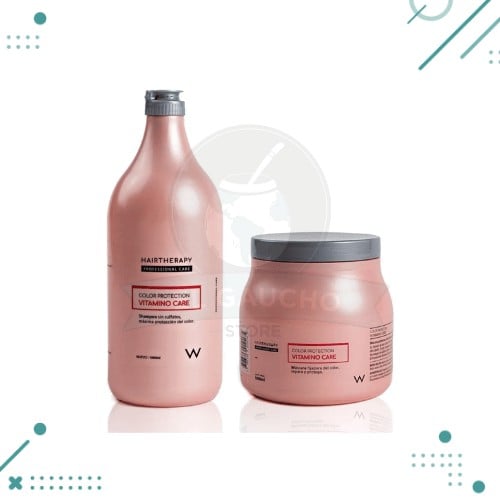 Diseño sin título - 2025-08-15T092340.384 W Hair Therapy, Shampoo Y Mascara Vitamino Care Xkg Color - Imagen 1