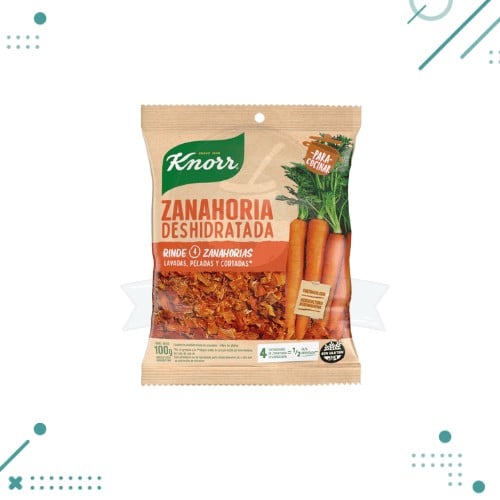 Diseño sin título - 2025-08-20T115155.301 Knorr Vegetales Deshidratados, ZANAHORIA 100g - Imagen 1