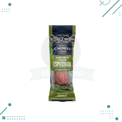 Diseño sin título - 2025-08-25T083927.338 Salamin Cagnoli Picado Fino, ESPECIADO a las Finas Hierbas x145g - Imagen 1