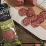 Salamin Cagnoli Picado Fino, ESPECIADO a las Finas Hierbas x145g - Imagen 2