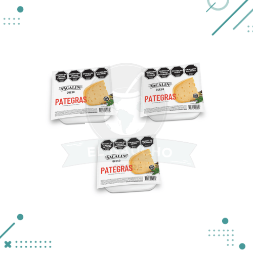 Diseño sin título (25) Queso VACALIN PATEGRAS (Aprox 300gr) (3un) (600g) - Imagen 1