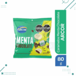 Caramelos Rellenos Menta Chocolate 80 Grs Arcor