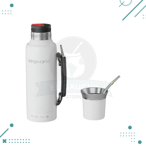 Diseño sin título - 2025-09-03T163626.810 Termo Kanji Electrico T-mate 1lt COLOR BLANCO - Imagen 1