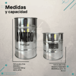 Latas MATERO Yerbera-Azucarera Color PLATEADO - Imagen 2