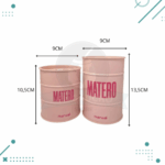 Latas MATERO Yerbera-Azucarera Color ROSA - Imagen 3