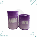 Latas MATERO Yerbera-Azucarera Color Violeta En Degrade