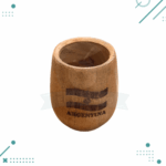 Set 3 Piezas (Latas Yerbera y Azucarera + Mate De Madera) Color Blanco Diseño Argentina - Imagen 5