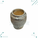 Mate Calabaza Torpedo Cincelado Tejido En Tiento Color Beige - Imagen 5
