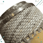 Mate Calabaza Torpedo Cincelado Tejido En Tiento Color Beige - Imagen 2