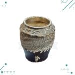 Mate Calabaza Torpedo Cincelado, Tejido En Tiento, Color Marron - Imagen 5