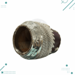 Mate Calabaza Torpedo Cincelado, Tejido En Tiento, Color Marron - Imagen 4