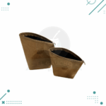 Set 2 Piezas (Azucarera-Yerbera) Cuero Color Marron Claro - Imagen 3