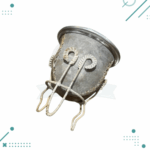 Mate Camionero Forrado Con Pie Trenzado Lonja Liso Aluminio Calabaza - Imagen 2