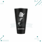 Vaso Fernet Fernetero Aluminio Grabado Mapa Argentina