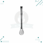 Bombillon de Alpaca, Con Guarda Plateada (18cm)