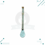 Bombillon de Alpaca, Con Guarda Dorada (18cm) - Imagen 2