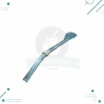 Bombilla Extra Curva Fina Acero Pala Cuchara con Dije Dorado (18cm) - Imagen 3