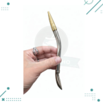 Bombillon Pico De Rey Dorado Alpaca (18cm) - Imagen 2