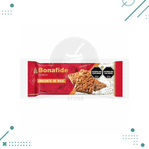 Diseño sin título - 2025-10-10T095023.119 Turron Crocante De Mani Bonafide 90gr - Imagen 1