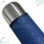 Set Matero Completo Arpillera Color Azul (Matera, Yerbera, Azucarera y Mate) - Imagen 5