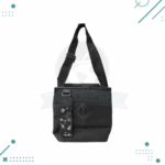 Porta Termo De Tela Con Divisiones Color Negro (22x24x20cm)