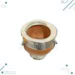 Mate Imperial Doble Fleje Alpaca Algarrobo (10x9cm aprox.) - Imagen 2