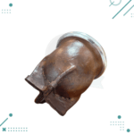 Mate Camionero Liso Aluminio Calabaza Color Marron (10x10cm aprox.) + bombilla de regalo - Imagen 2