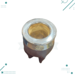 Mate Imperial Con Virola De Acero Y Dije De Alpaca Color Marron (14x8cm aprox.) - Imagen 2