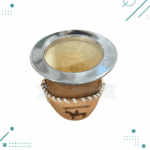 Mate Calabaza Con Base Cuero Vaqueta (Gaucho Argentina) (10x10cm aprox.) - Imagen 2