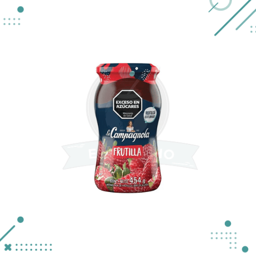 Diseño sin título (33) Mermelada La Campagnola Sabor Frutilla 454gr - Imagen 1