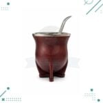 Mate Camionero Interior Calabaza Color Marron Virola ACERO + Bombilla de regalo - Imagen 2