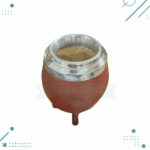 Mate Torpedo Calabaza y Aluminio - Color Marron (12x8cm aprox.) - Imagen 2