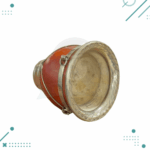 Mate Calabaza Cincelado Con Base Alpaca Doble Fleje (9x9cm aprox.) - Imagen 4