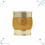 Mate Imperial Copa Reptil, Alpaca Calabaza (Marron) (11x9cm aprox.)