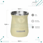 Mate De Acero Inoxidable WATERDOG 240ML Color Amarillo - Imagen 3