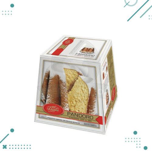 crear descripcion para web (84) Pan Dulce PANDORO 100 Ducados Sin Frutas 500gr - Imagen 1