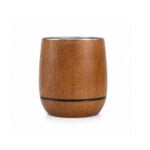 Mate Salteño Algarrobo Borde Alpaca (9x7cm aprox.)
