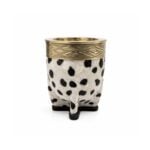 Mate Imperial Animal Print Alpaca Calabaza (12x9cm aprox.) - Blanco