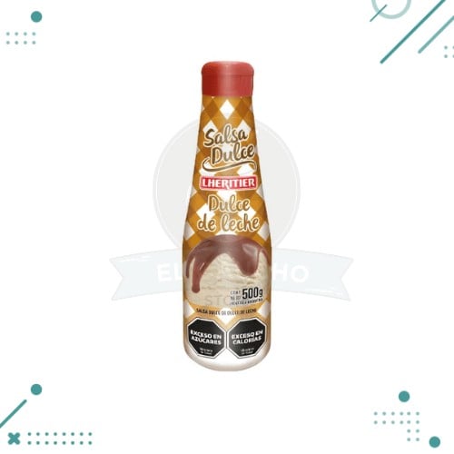 Diseño sin título (1) Lheritier Salsa Sabor Dulce De Leche 500gr - Imagen 1