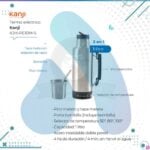 Termo Kanji Electrico T-mate 1lt COLOR PLATEADO - Imagen 2