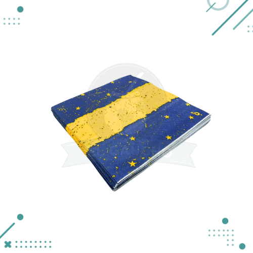 Diseño sin título - 2025-11-26T140131.542 Servilletas Boca Juniors, Premium x20un - Imagen 1