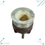 Mate Imperial Calabaza, Cuero Gamuzado 12x10cm aprox. (Color Marron) - Imagen 4