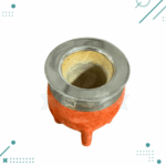 Mate Imperial Calabaza, Cuero Gamuzado 12x10cm aprox. (Color Naranja) - Imagen 4