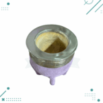 Mate Imperial Calabaza, Cuero Gamuzado 12x10cm aprox. (Color Lila) - Imagen 2