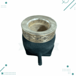 Mate Imperial Calabaza, Cuero Gamuzado 12x10cm aprox. (Color Negro) - Imagen 2