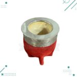 Mate Imperial Calabaza, Cuero Gamuzado 12x10cm aprox. (Color Rojo) - Imagen 2