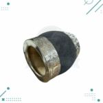 Mate Roma Calabaza y Alpaza, Cuero Gamuzado Color Negro (10x10cm aprox.) - Imagen 3