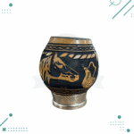 Mate Coco Pie De Hierro, Tallado Calabaza Diseño Gaucho (10x8cm aprox.) - Imagen 2